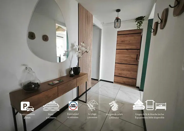 Calais Plage-Gare Appartement Elegant Tout Equipe