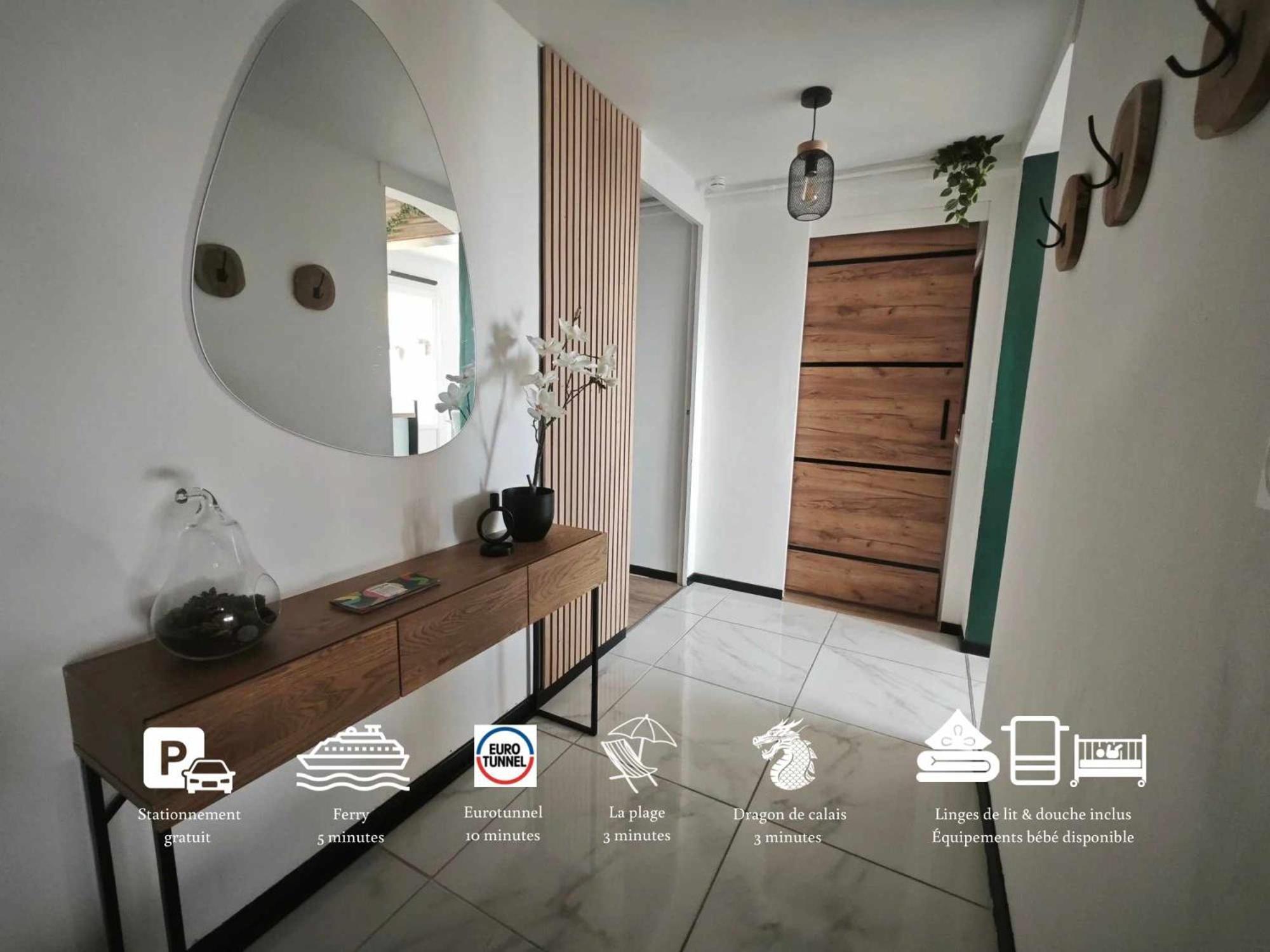 Plage-gare Elegant Equipe Apartment Calais